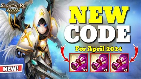 summoners war codes april 2024